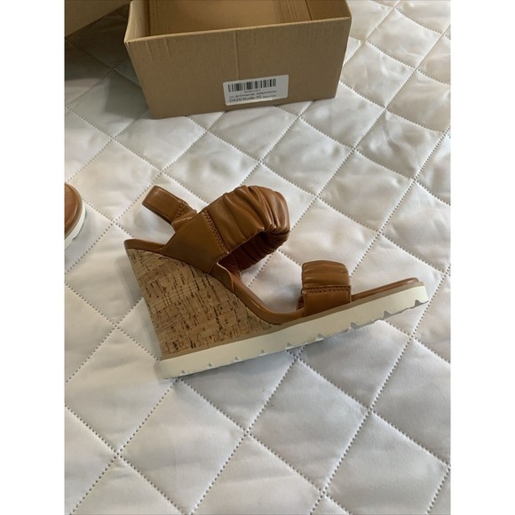 PiePieBuy 7 1/2Platform Wedge Sandals Open Toe Elastic Ankle Strap Dress Sandals - Picture 6 of 13